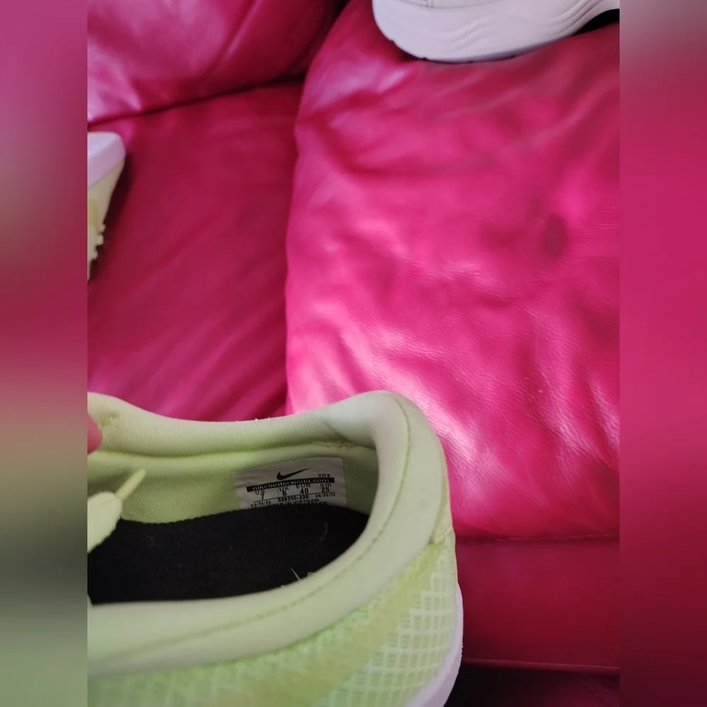 Nike Kids Neon Green Sneakers
